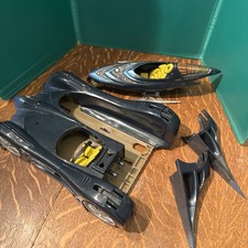 MATTEL 2003 DC Batman 2 IN 1 Batmobile 20" Car Robin Motorcycle FOR PARTS