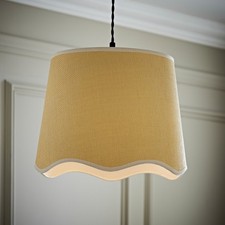 Scallop Trim Easy Fit Lampshade Ceiling Light Shade Large Small Pendant Lights
