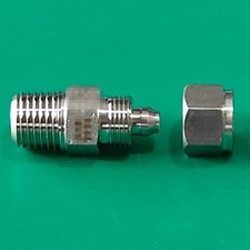 FOR 316L quick connect connector with 1/4NPT external thread outer wire-8*5