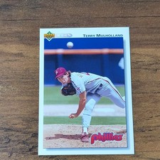 Upper Deck 1992 Terry Mulholland #129 Philadelphia Phillies Baseball