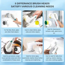 Electric Cordless Cleaning Brush Scrub Cleaner Rechargeable Spin ScrubberUPGRADE