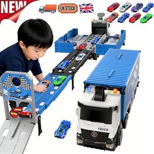 Multifunctional transport truck Toys Cars Portable Truck Toy for Kids Xmas Gifts