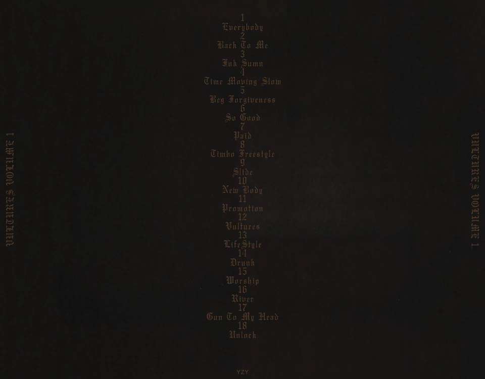 Kanye West / Ye - VULTURES VOLUME 1 CD (INCLUDES BONUS TRACKS! READ DESCRIPTION) - Image 2 of 4