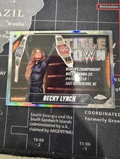 WWE 2025 Topps Chrome Becky Lynch Title Town Refractor
