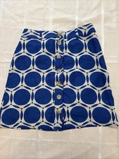 2 Anthropologie Maeve Geometric Button Up Textured Mini Skirt Size 00