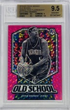 2019-20 Panini Mosaic Chris Webber Old School /10 Pink Fluorescent BGS 9.5 SSP