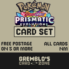 Pokemon Prismatic Evolutions Set | Regular, Holo, Reverse Holo | Pokemon TCG