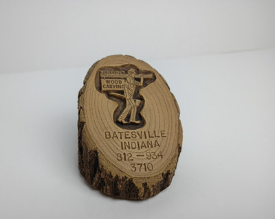 Advertising Resin Paperweight for Collectors~Woodworking Carpenters Carvers