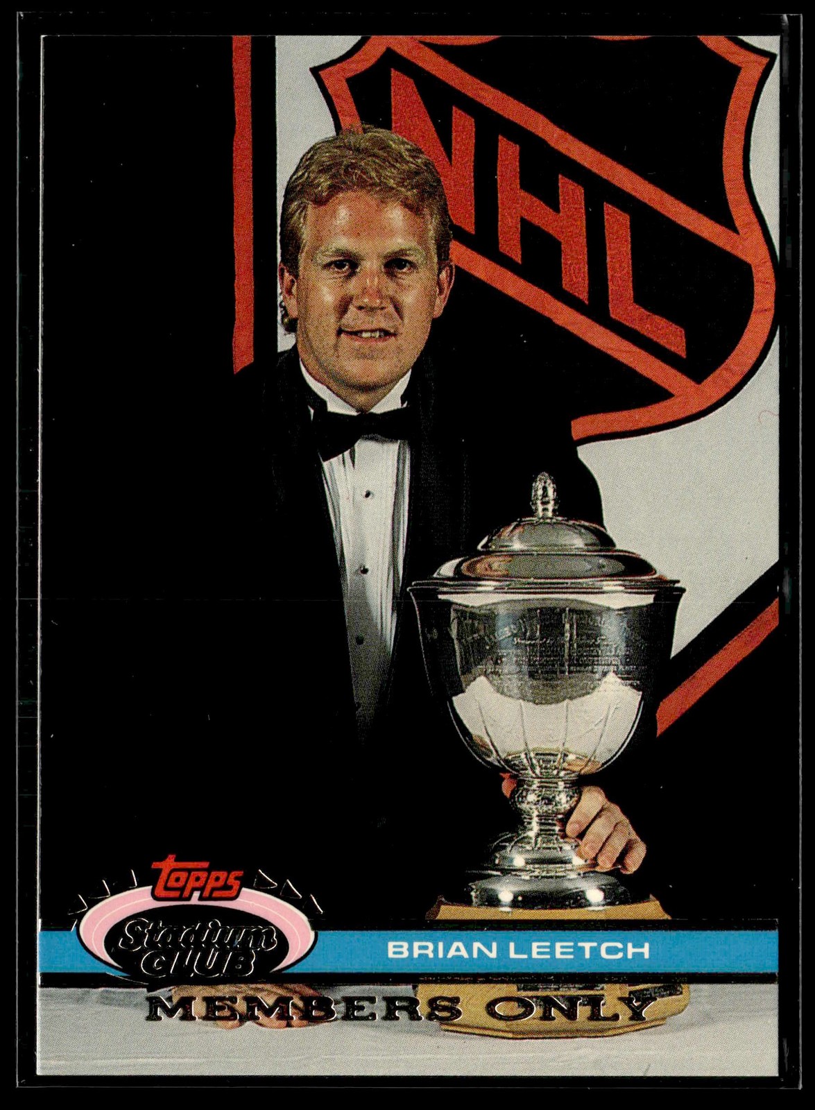 1991 Stadium Club Members Only - #NNO Brian Leetch - New York Rangers