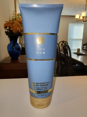 New Bath & Body Works Aqua Hour Ultimate Hydration Body Cream 8 oz