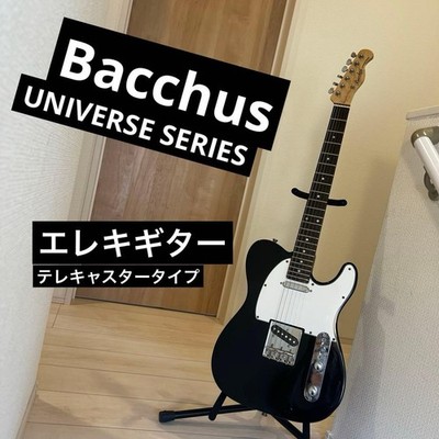 Bacchus Telecaster Typ E-Gitarre schwarz