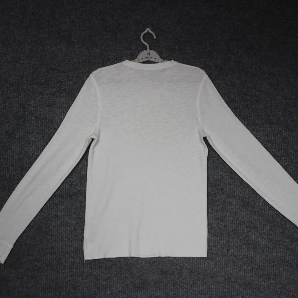 Camiseta térmica Y2K Helix manga larga cuello redondo para hombre M capa blanca aflicción Foto 4 de 4