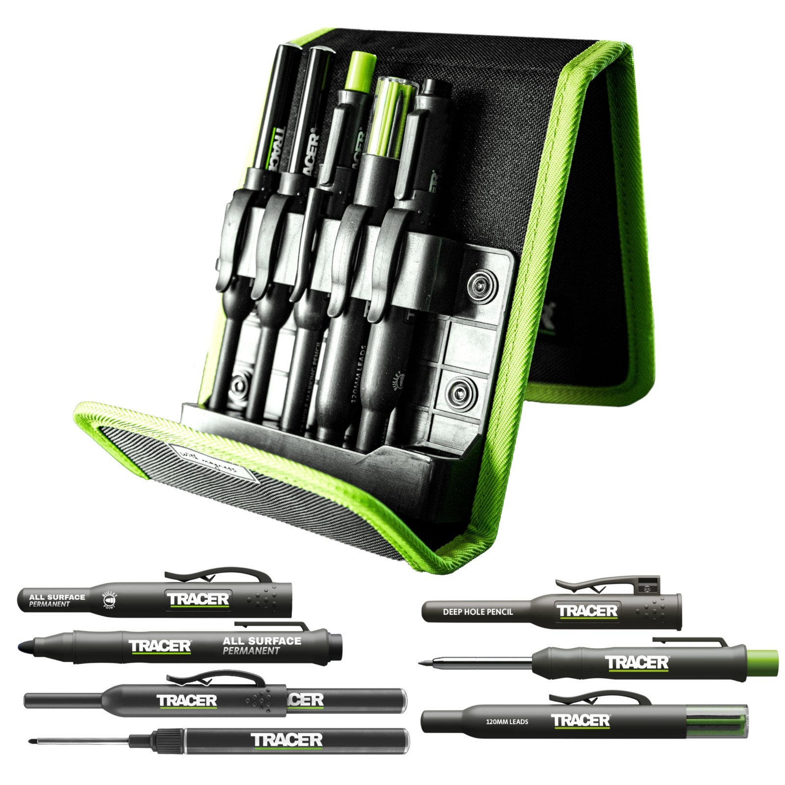 Tracer Pencil 5 Piece Construction Marker Kit with Storage Case - Carpenter 13190₽