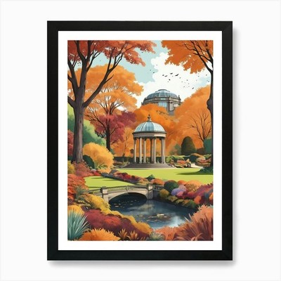Royal Botanic Garden Edinburgh Einheit gerahmtes Wandbild Poster Leinwanddruck Bild
