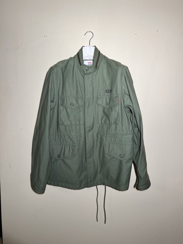 FW10 Supreme Popeye M-65 Jacket Olive Size L - Picture 2 of 14