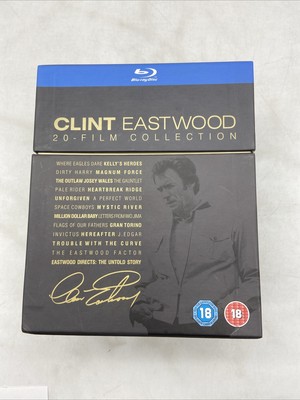 CLINT EASTWOOD - 20 FILM BLU-RAY COLLECTION - BOX SET - SEALED