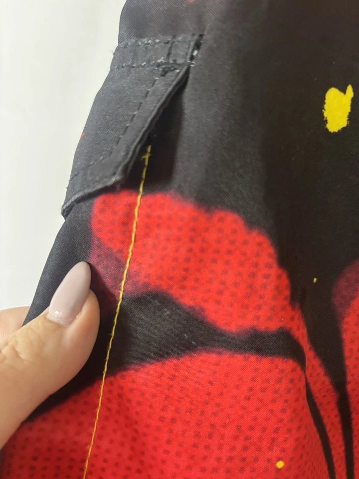 Rip Curl Men's Swim Board Shorts Large Graphic Hawaiian Print Embroidered Logo - Image 4 of 4