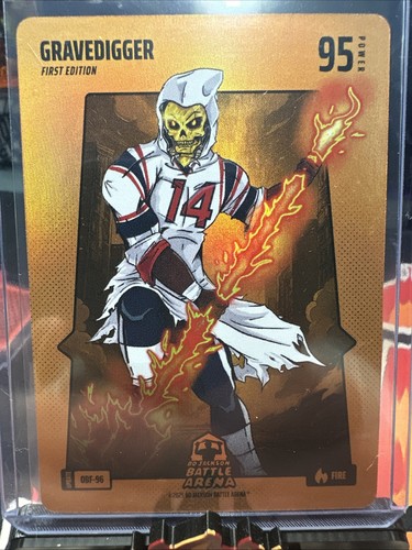 Bo Jackson Battle Arena Obf-96 Gravedigger “Stefon Diggs” Orange Battlefoil
