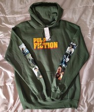 Pulp Fiction Men's Graphic Hoodie Sweatshirt - Green, Size M