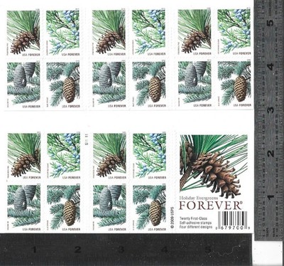 Assorted winter holiday  designs - 20 per sheet