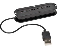 Tripp Lite 4-Port Ultra Mini USB 2.0 Hub / Splitter Box for Networking Computers