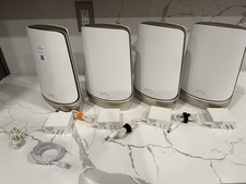 NETGEAR Orbi 960 WiFi 6E Mesh System RBRE960 Router  3x RBSE960 Satellites