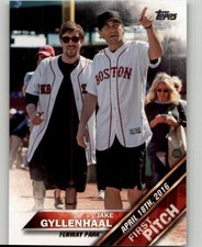 2016 Topps Update Jake Gyllenhaal First Pitch #FP-2 Boston Red Sox