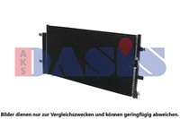 AKS Dasis Kondensator Klimaanlage 482024N FüR Audi Porsche A4 B8 8K2 Avant 8K5