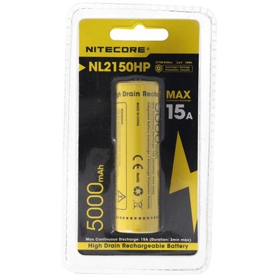 NiteCore NL2150 High Drain Rechargeable Battery New