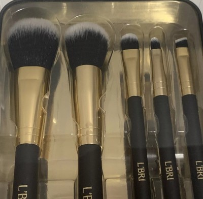 Gift Nib L'briI Brush Set with Case Magnetic Handles Hold Brush Upright 5 Pcs