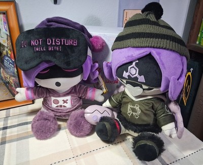 Uzi Solver Eldritch & Uzi Pajama 2 Plush Set Murder Drones NWT Limited Edition