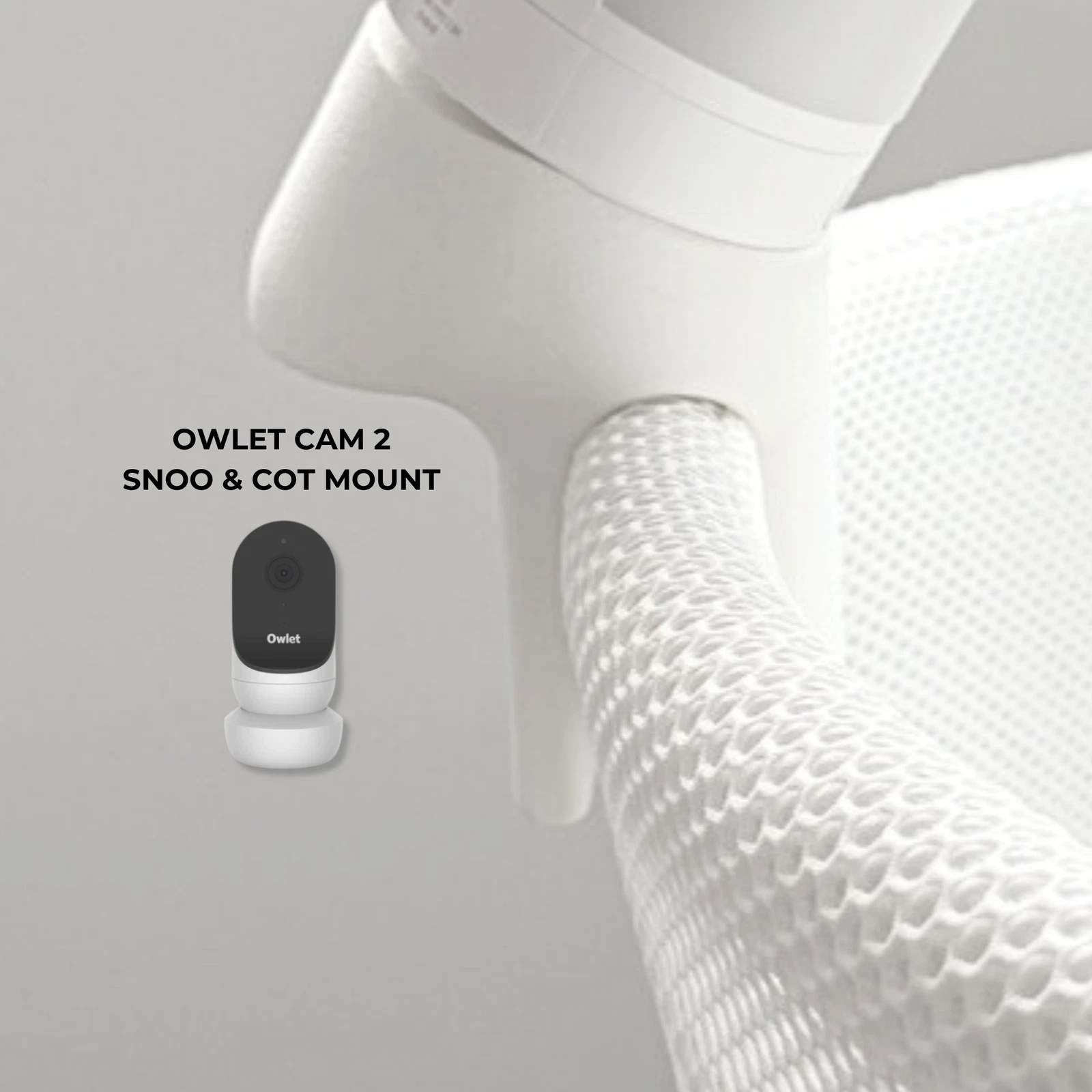 Owlet Cam 2 Snoo & Cot Mount | No-Drill | Aussie Made
