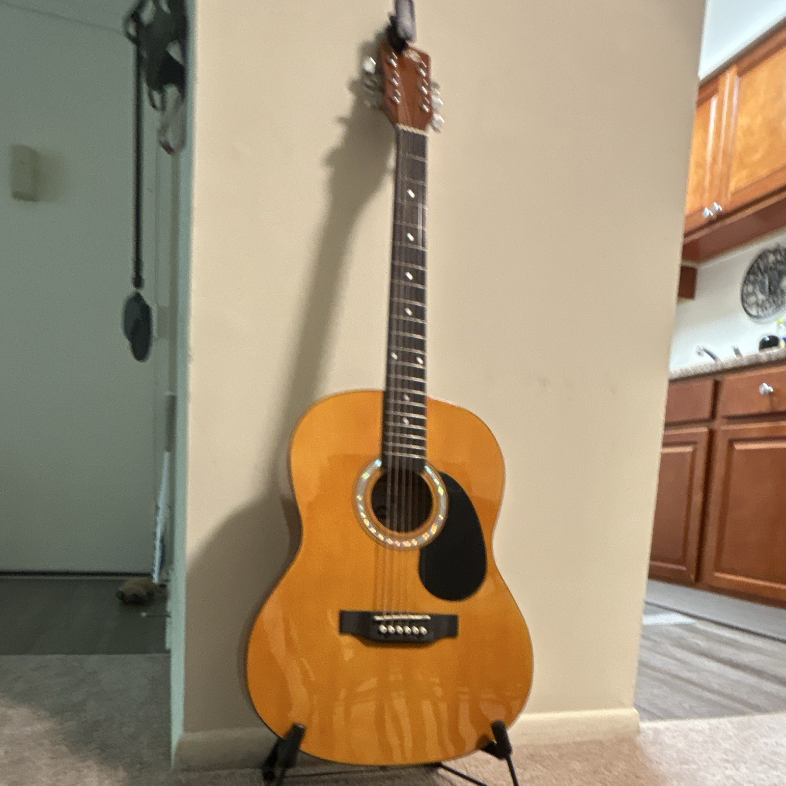Yamaha FG-160 FG Series Dreadnought Acoustic Guitar Mahogany, Right-Handed