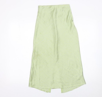 Hollister Damenrock gerade & Bleistift Satin UK-Größe 2XS