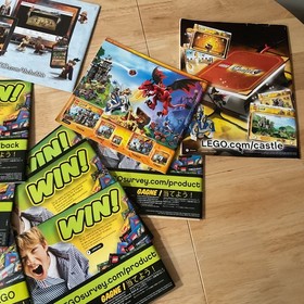 Lot x10 Lego Castle Harry Potter Hobbit Instruction Manual Only 70404 79004 4867