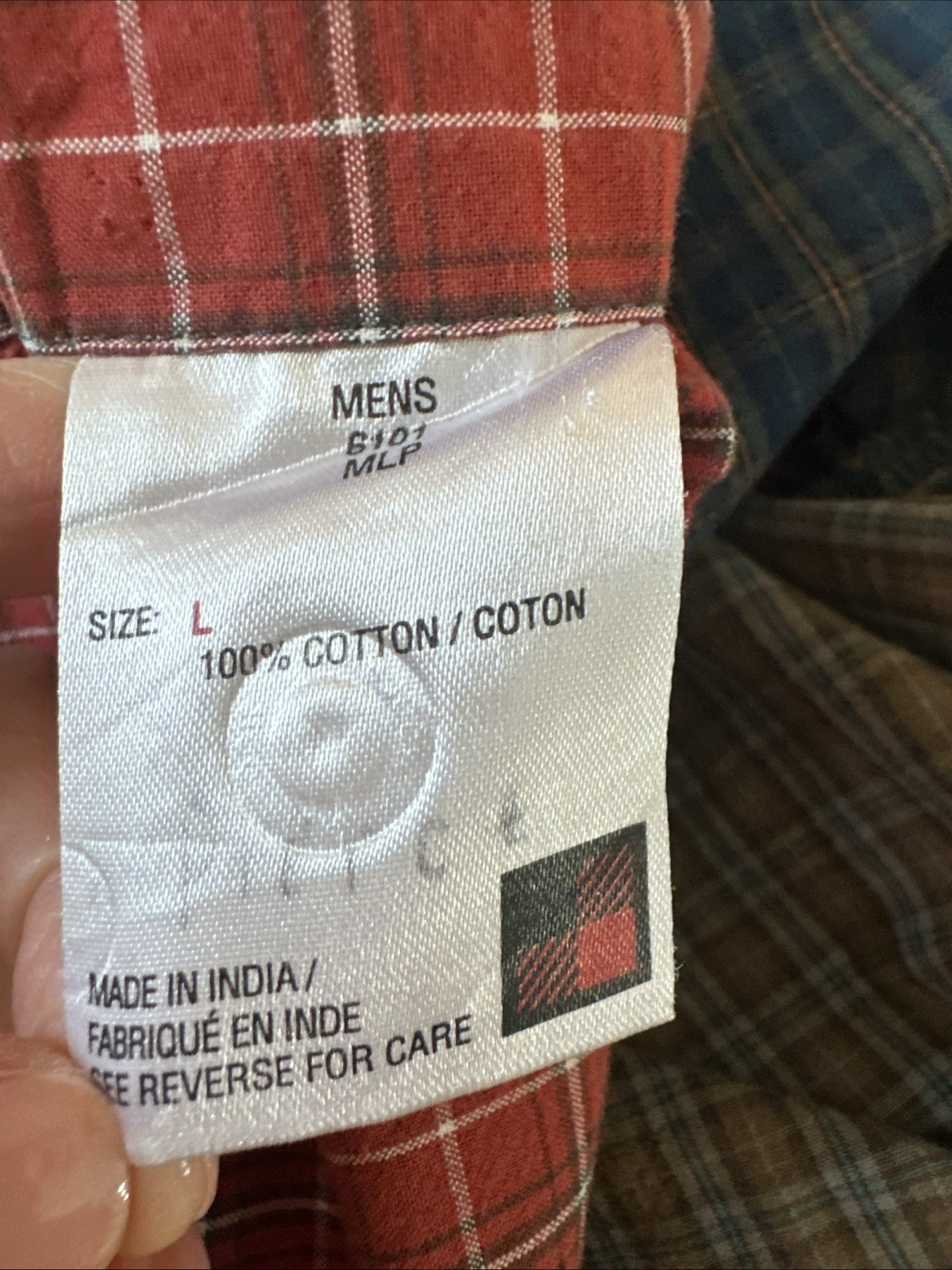 Woolrich Halifax Patchwork Plaid Long Sleeve Men’… - image 8