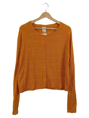 Monki T-Shirt Manches Longues Femme Orange Crop Top (EU 40, INT L) - Photo 1/3