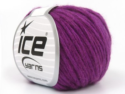 Purple Rock N Cotton Yarn 84541 Ice Yarns Worsted Cotton Wool 50gr