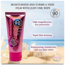 Kiss Beauty Sunscreen SPF 90 60ml Lightweight Sunblock