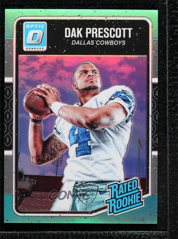 2016 Donruss Optic Rated Rookie Aqua 83/299 Dak Prescott #162 Rookie RC 1gv5