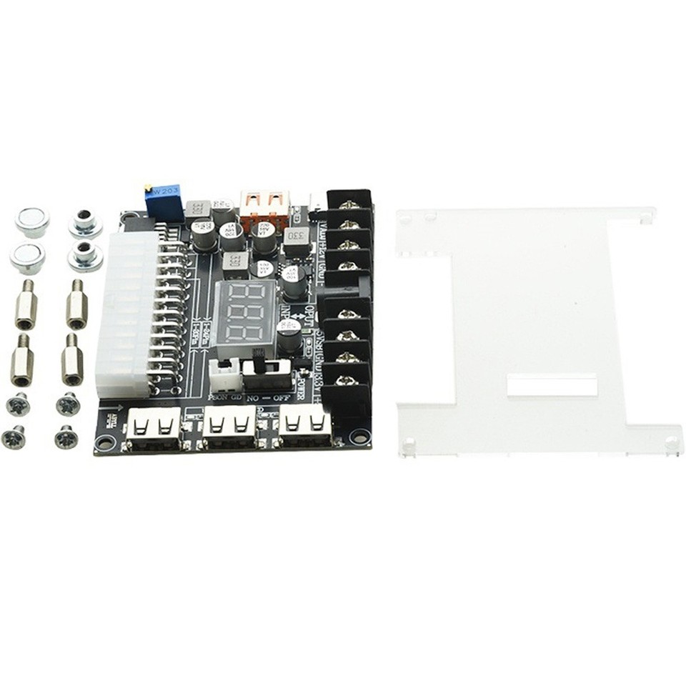 ATX Power Adapter Module Board Power Supply Adapter Adjustable Voltage ...