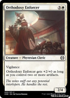 Orthodoxy Enforcer MTG Phyrexia: All Will Be One Common NM Pck Fresh