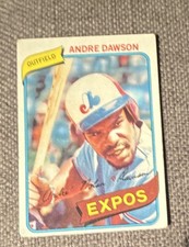 Topps Andre Dawson #235 Montreal Expos 1980 Major League Baseball Card MLB