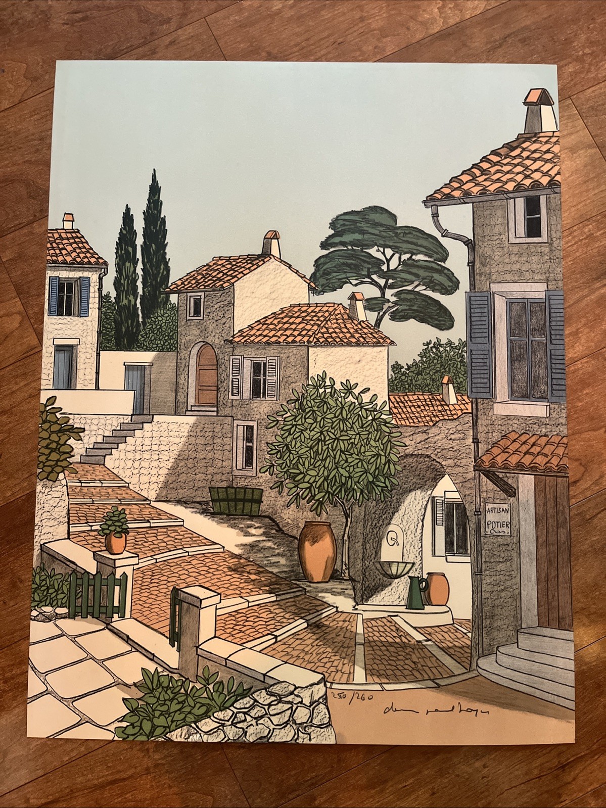 Denis Paul Noyer Signed And Numbered Lithograph 27.25x21” 250/260