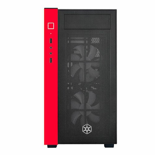 Silverstone SST-RL08BR-RGB (Black/Red,RGB Fan,Tempered Glass) MATX/Mini-DTX/ITX - 第 4/11 張圖片