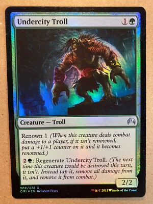 MTG 1x FOIL Undercity Troll Origins Modern Magic the Gathering Card x1 NM | eBay MTG 1x FOIL Undercity Troll Origins Modern Magic the Gathering Card x1 NM | eBay