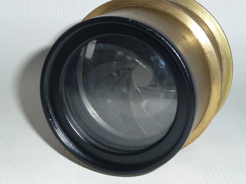 Rodenstock Munchen Doppel Anastigmat Eurynar f=360mm f/6.8 №33991 Brass Lens - Photo 8/11
