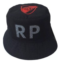 RIVER PLATE - RP en brillo - Sombrero Bob Negro - Piluso - Nuevo - Licencia Oficial