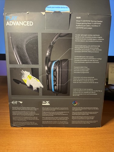 Logitech G635 Wired 7.1 LIGHTSYNC Black - Picture 4 of 4