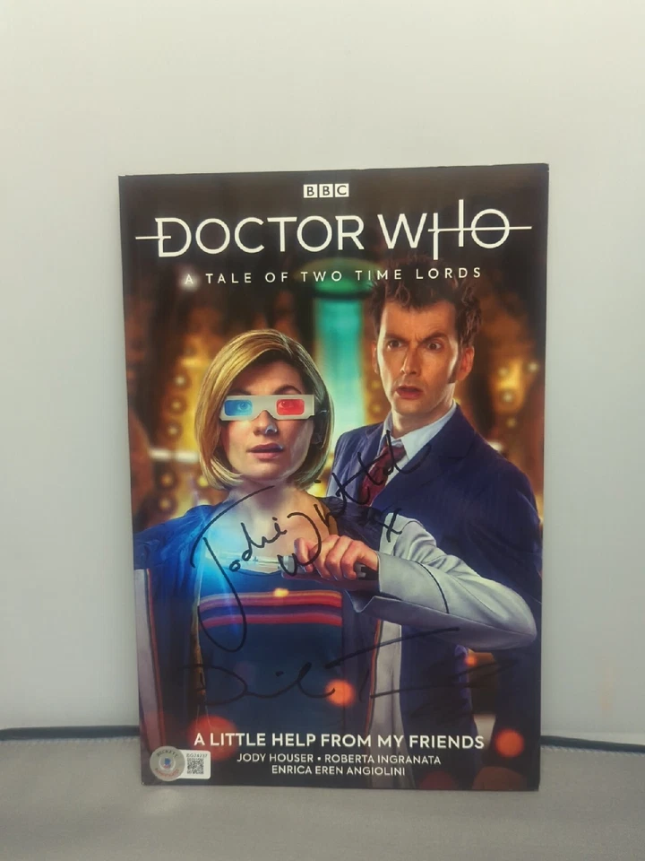 AUTHENTIC SIGNED DAVID TENNANT & JODIE WHITTAKER comic with Beckett COA - Image 2 of 2